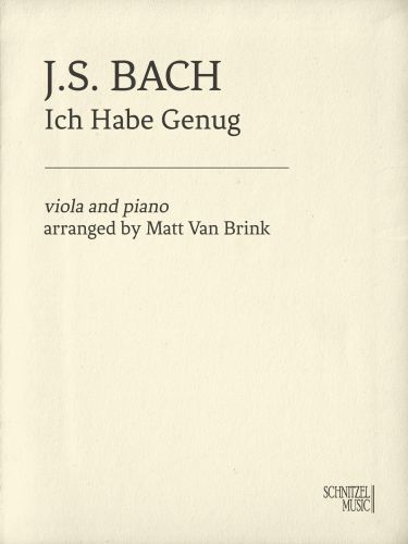 Ich Habe Genug - Viola & Piano